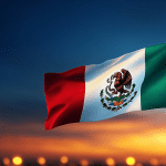 Mexico flag representing cross-border freight and cargo insurance