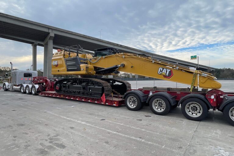 Construction and infrastructure equipment transport services by Abound Transport