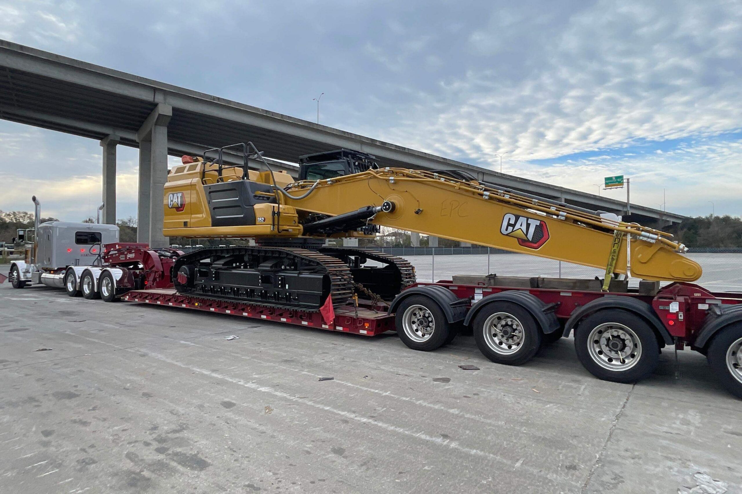 Construction and infrastructure equipment transport services by Abound Transport