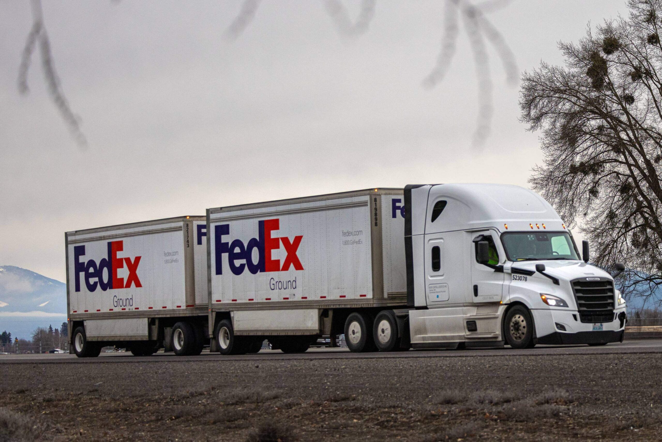 LTL freight service visual with palletized shipment coordinated by Abound Transport