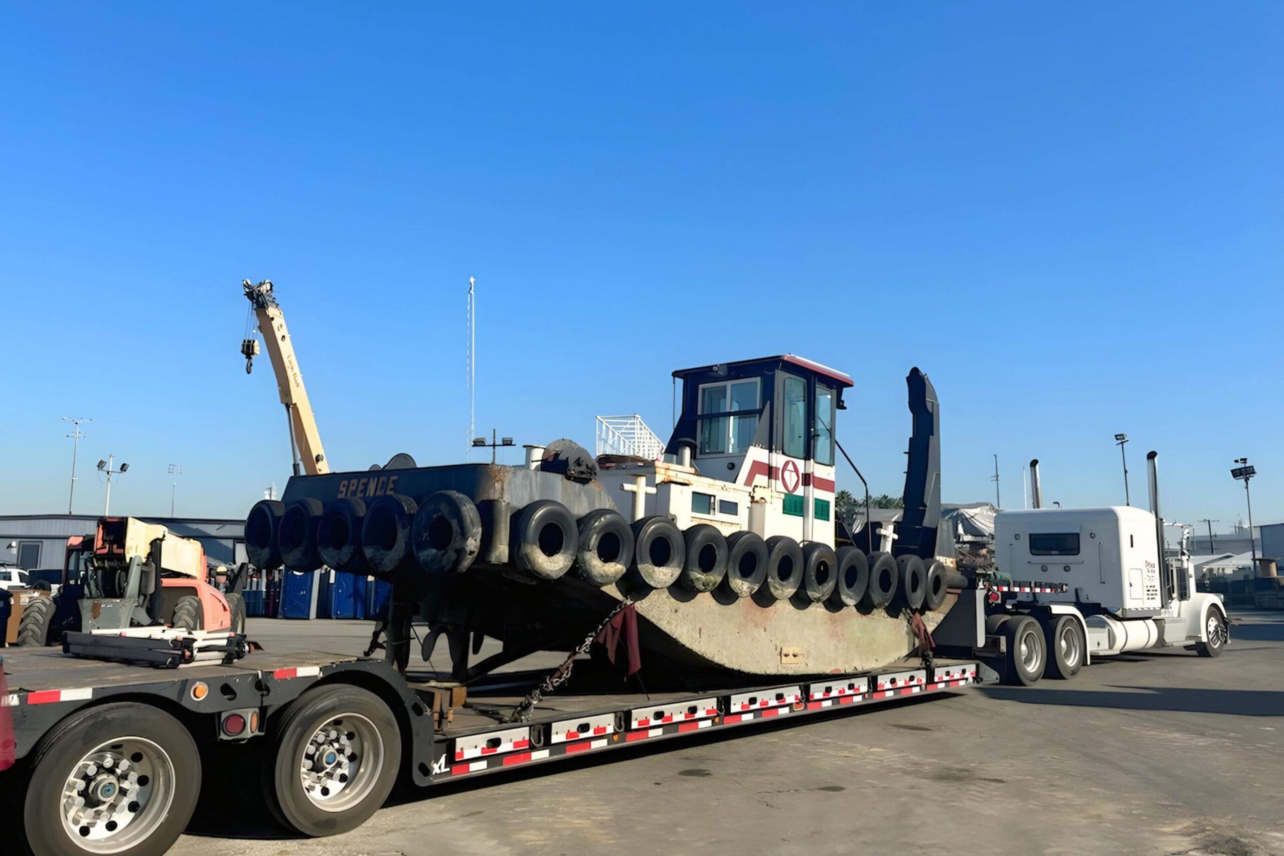 Marine and shipbuilding equipment and material shipping by Abound Transport