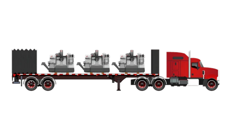 cnc machinery graphic example of conestoga trailer with 3 haas cnc machines loaded