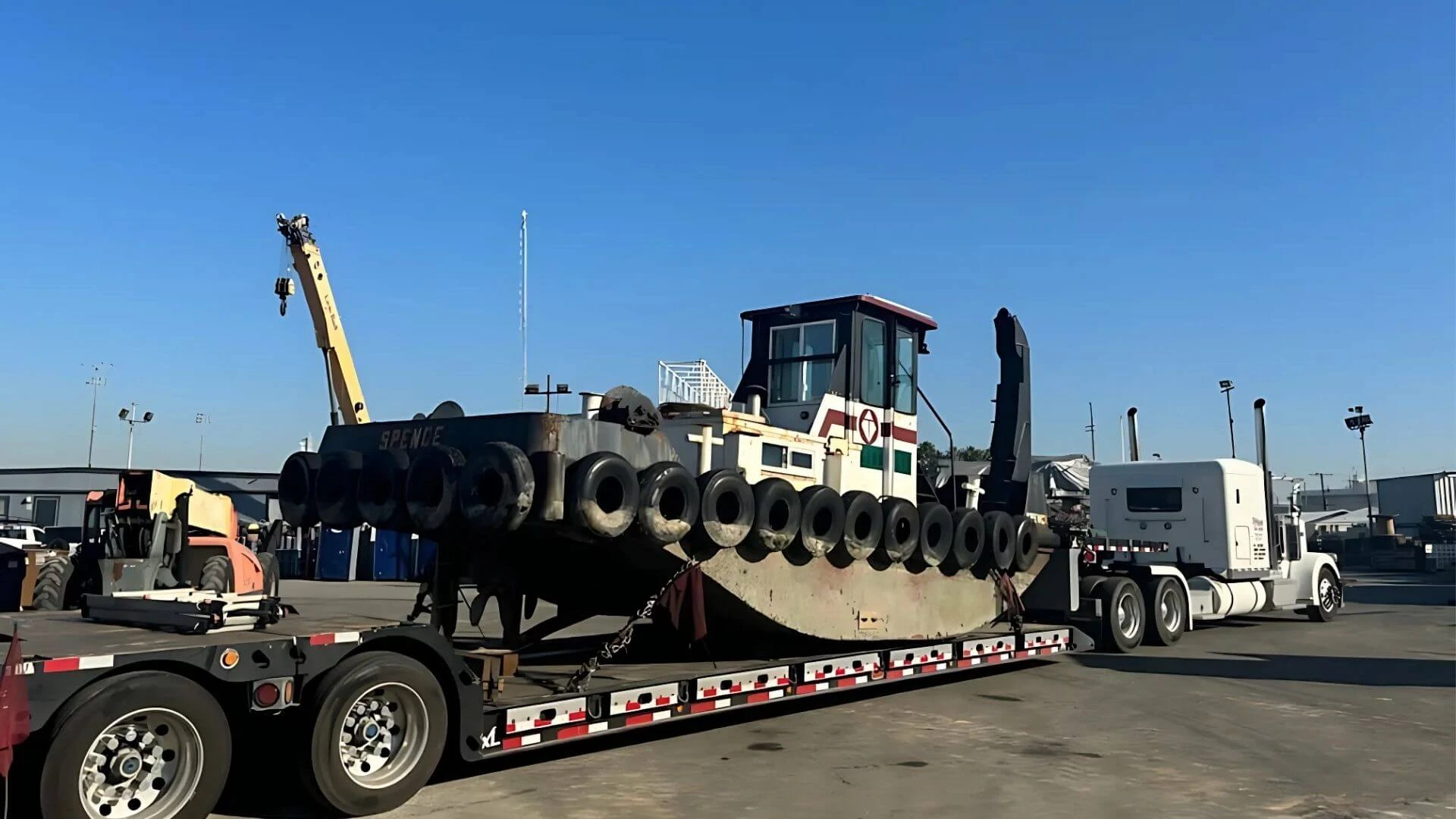 Marine and shipbuilding equipment and material shipping by Abound Transport